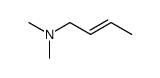 N,N-dimethylbut-2-en-1-amine结构式