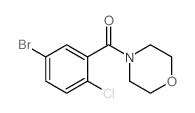 1-溴-4-氯-3-(吗啉代羰基)苯结构式