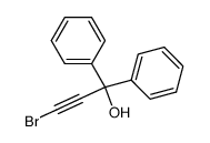 1-Bromo-3,3-diphenyl-1-propyn-3-ol结构式