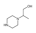 2-(哌嗪-1-基)丙烷-1-醇结构式