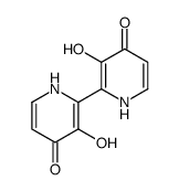 3-hydroxy-2-(3-hydroxy-4-oxo-1H-pyridin-2-yl)-1H-pyridin-4-one结构式