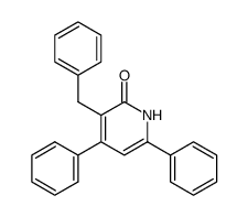 3-benzyl-4,6-diphenyl-2-pyridone结构式