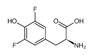 3,5-Difluoro-L-tyrosine结构式
