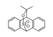 11,11-dimethyl-9,10-dihydro-9,10-(epithiooxymethano)anthracene 13,13-dioxide结构式
