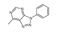 7-methyl-3-phenyltriazolo[4,5-d]pyrimidine结构式