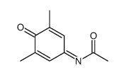 N-(3,5-dimethyl-4-oxo-1-cyclohexa-2,5-dienylidene)acetamide Structure