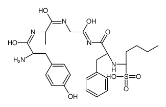 enkephalin sulfonic acid, Ala(2)-Nle(5)- Structure