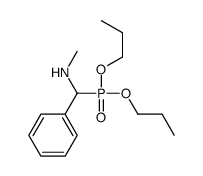 1-dipropoxyphosphoryl-N-methyl-1-phenylmethanamine Structure