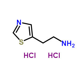 2-(噻唑-5-基)乙胺二盐酸盐结构式