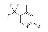 2-氯-4-甲基-5-三氟甲基吡啶结构式
