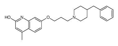 7-[3-(4-benzylpiperidin-1-yl)propoxy]-4-methyl-1H-quinolin-2-one Structure