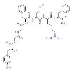 Met-Enkephalin-Arg-Phe amide结构式