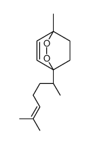 1-methyl-4-(6-methylhept-5-en-2-yl)-2,3-dioxabicyclo[2.2.2]oct-5-ene Structure