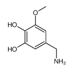 3,4-二羟基-5-甲氧基苄胺结构式