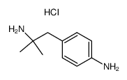 1-(p-aminophenyl)-2-methyl-2-propylamine dihydrochloride Structure