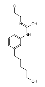 1-(2-chloroethyl)-3-[3-(5-hydroxypentyl)phenyl]urea结构式