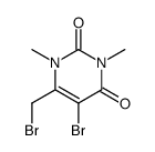 5-bromo-6-bromomethyl-1,3-dimethyl-2,4(1H,3H)-pyrimidinedione Structure