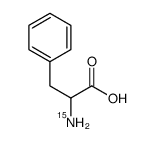 DL-苯丙氨酸-15N结构式