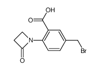 5-(bromomethyl)-2-(2-oxoazetidin-1-yl)benzoic acid Structure