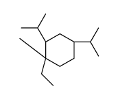 (1S,2R,4S)-1-ethyl-1-methyl-2,4-di(propan-2-yl)cyclohexane Structure
