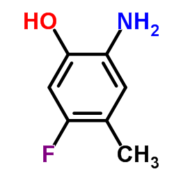 Phenol, 2-amino-5-fluoro-4-methyl- (9CI) Structure