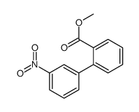 2-(3-硝基苯基)苯甲酸甲酯结构式