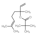 1,5-dimethyl-1-vinylhex-4-enyl pivalate结构式