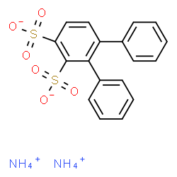 [terphenyl]disulphonic acid, ammonium salt结构式