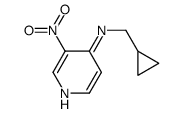4-(CYCLOPROPYLMETHYLAMINO)-3-NITROPYRIDINE Structure