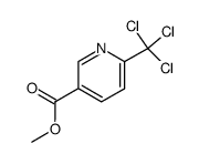 6-trichloromethyl-nicotinic acid methyl ester结构式