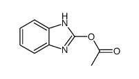 1H-Benzimidazol-2-ol,acetate(ester)(9CI) Structure