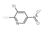 3-溴-2-疏基-5-硝基吡啶结构式