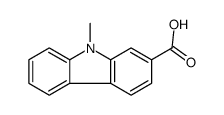 9-methylcarbazole-2-carboxylic acid Structure