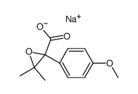 sodium 2-(4-methoxyphenyl)-3,3-dimethyloxirane-2-carboxylate Structure