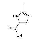 4,5-二氢-2-甲基-1H-咪唑-5-羧酸结构式