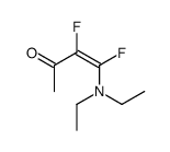 4-(diethylamino)-3,4-difluorobut-3-en-2-one结构式