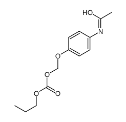 (4-acetamidophenoxy)methyl propyl carbonate结构式