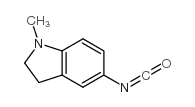 5-isocyanato-1-methyl-2,3-dihydroindole Structure
