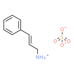 cinnamylammonium hydrogen sulphate structure