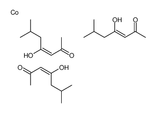 tris(6-methylheptane-2,4-dionato-O,O')cobalt结构式
