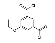 4-ethoxypyridine-2,6-dicarbonyl chloride Structure