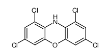 1,3,7,9-tetrachloro-10H-phenoxazine结构式
