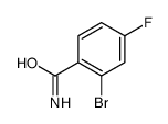 2-溴-4-氟苯甲酰胺结构式