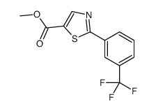 2-[3-三氟甲基苯基]-5-噻唑甲酸甲酯结构式