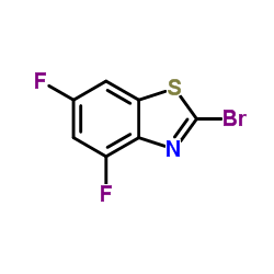 2-Bromo-4,6-difluoro-1,3-benzothiazole structure