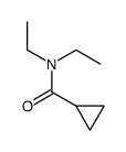 N,N-二乙基环丙烷甲酰胺结构式