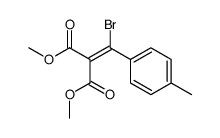 dimethyl β-bromo-(p-methylbenzylidene)malonate Structure