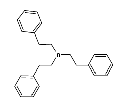 tri(phenylethanyl)indium Structure