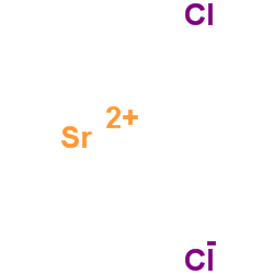 Strontium chloride Structure
