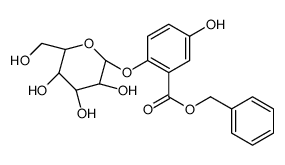 2-(β-D-Glucopyranosyloxy)-5-hydroxybenzoic acid benzyl ester结构式